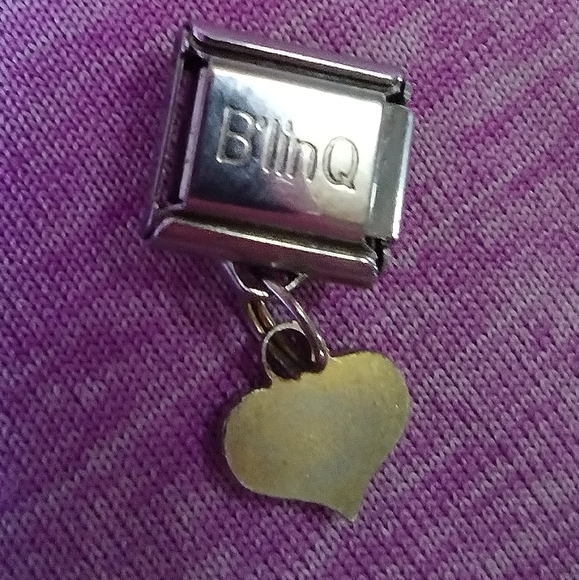 "MOM w/luv you" dangle Italian Charm Link - Picture 7 of 8
